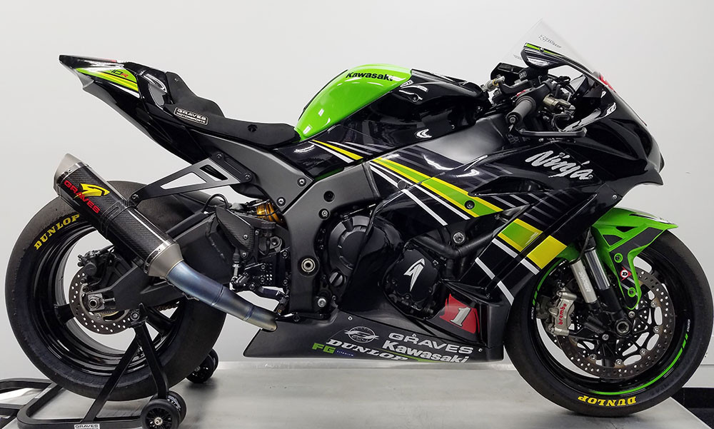 Graves Motorsports WORKS2 Carbon Full Exhaust - Kawasaki ZX-10R